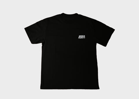 Broken Rackets Black Tee