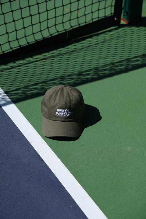 Broken Rackets Olive Cap