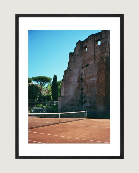 Tennis Behind Roman Ruins