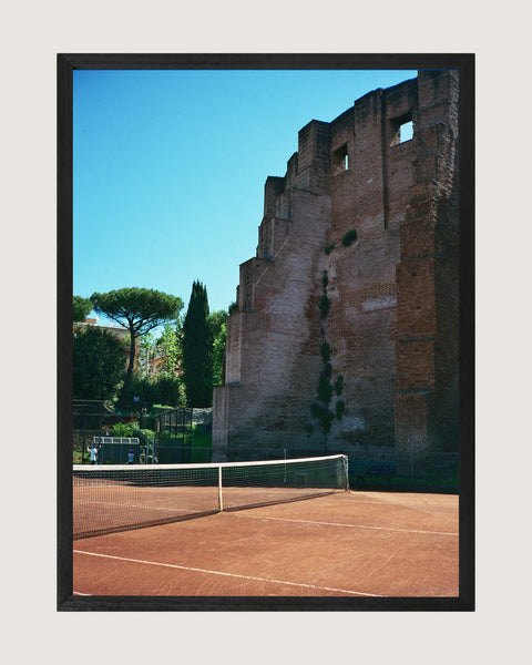 Tennis Behind Roman Ruins