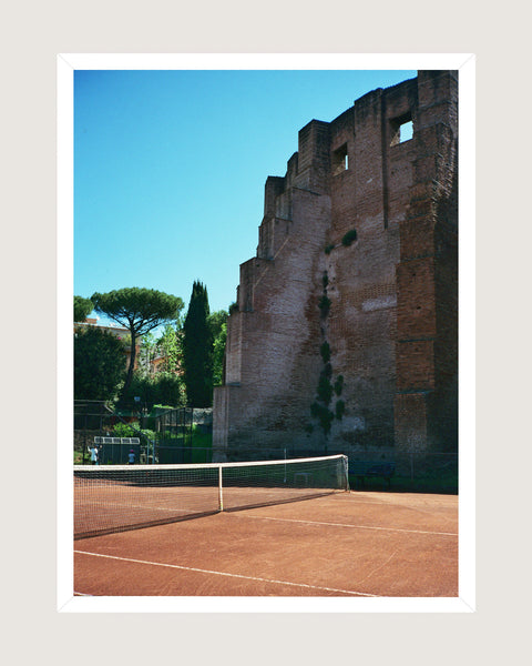 Tennis Behind Roman Ruins