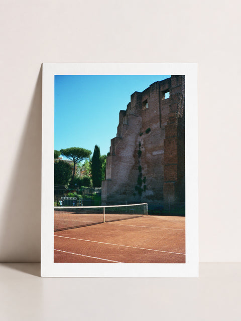 Tennis Behind Roman Ruins