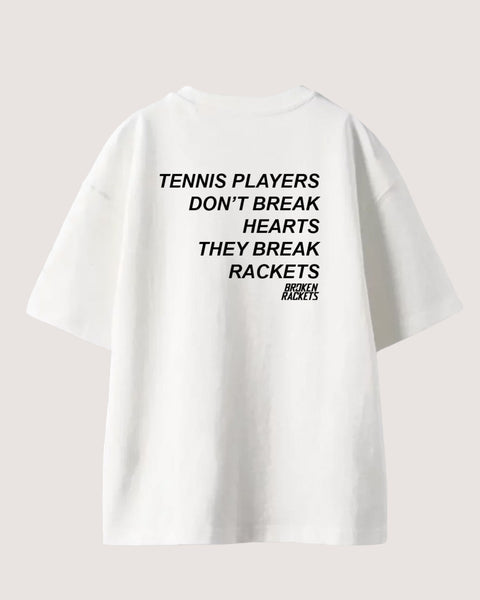 Broken Rackets White Tee