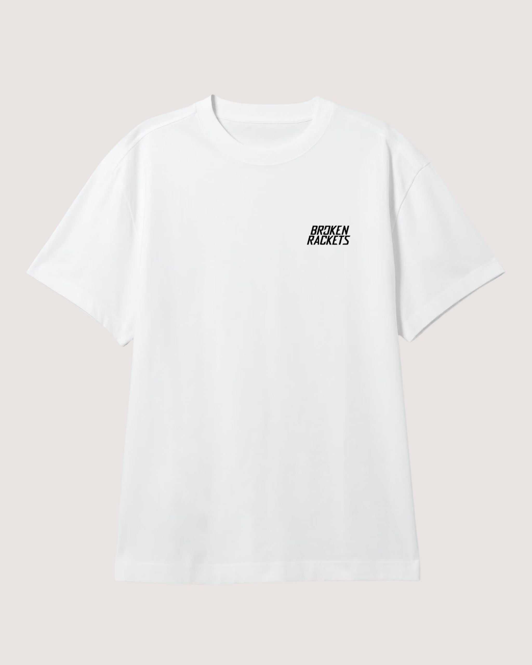 Broken Rackets Black Tee Tennis Players Dont Break Hearts