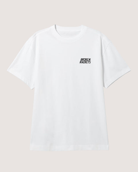 Broken Rackets White Tee