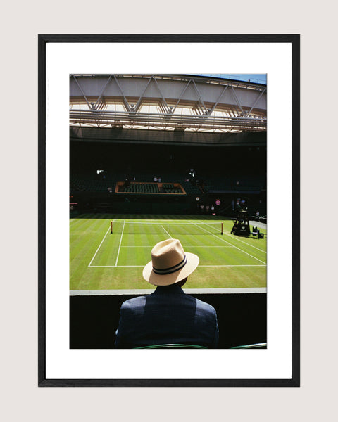 Man with the hat at Wimbledon