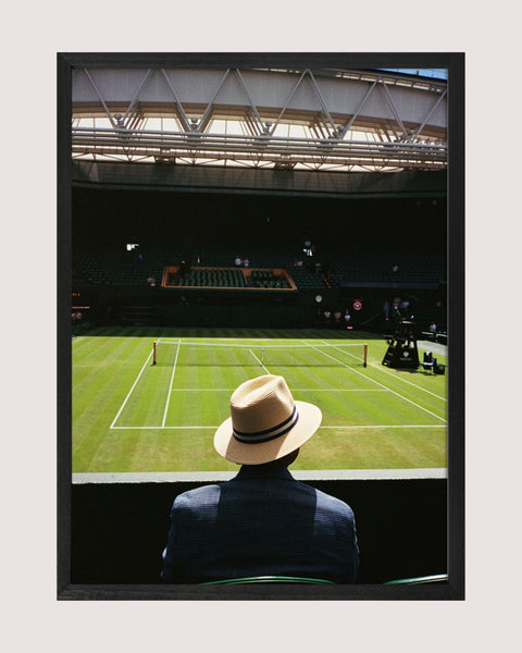 Man with the hat at Wimbledon