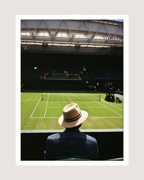Man with the hat at Wimbledon