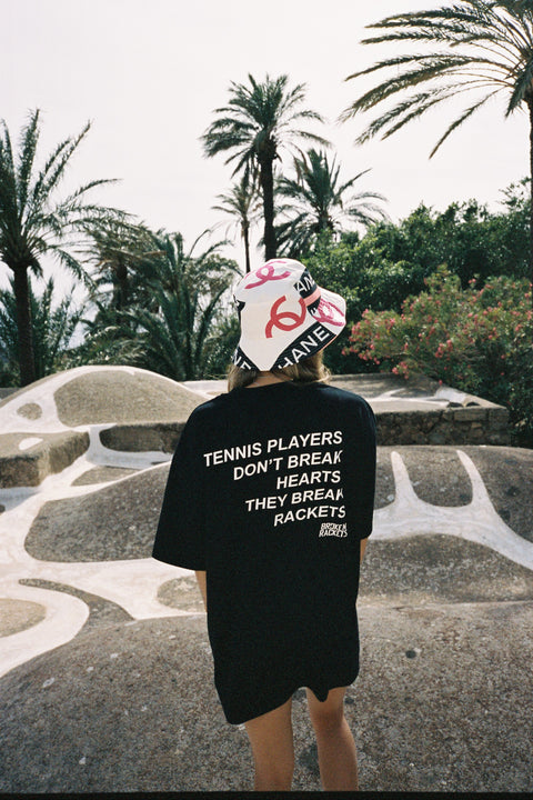 Broken Rackets Black Tee