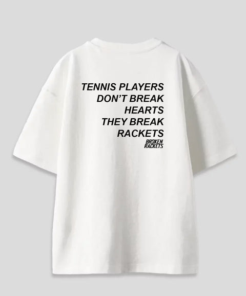 Broken Rackets White Tee