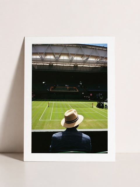 Man with Hat at Wimbledon
